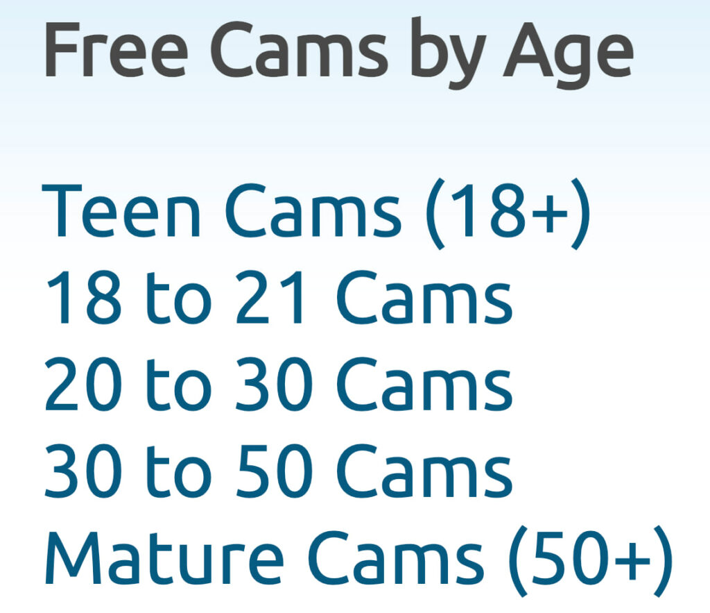 chaturbate cams by age
